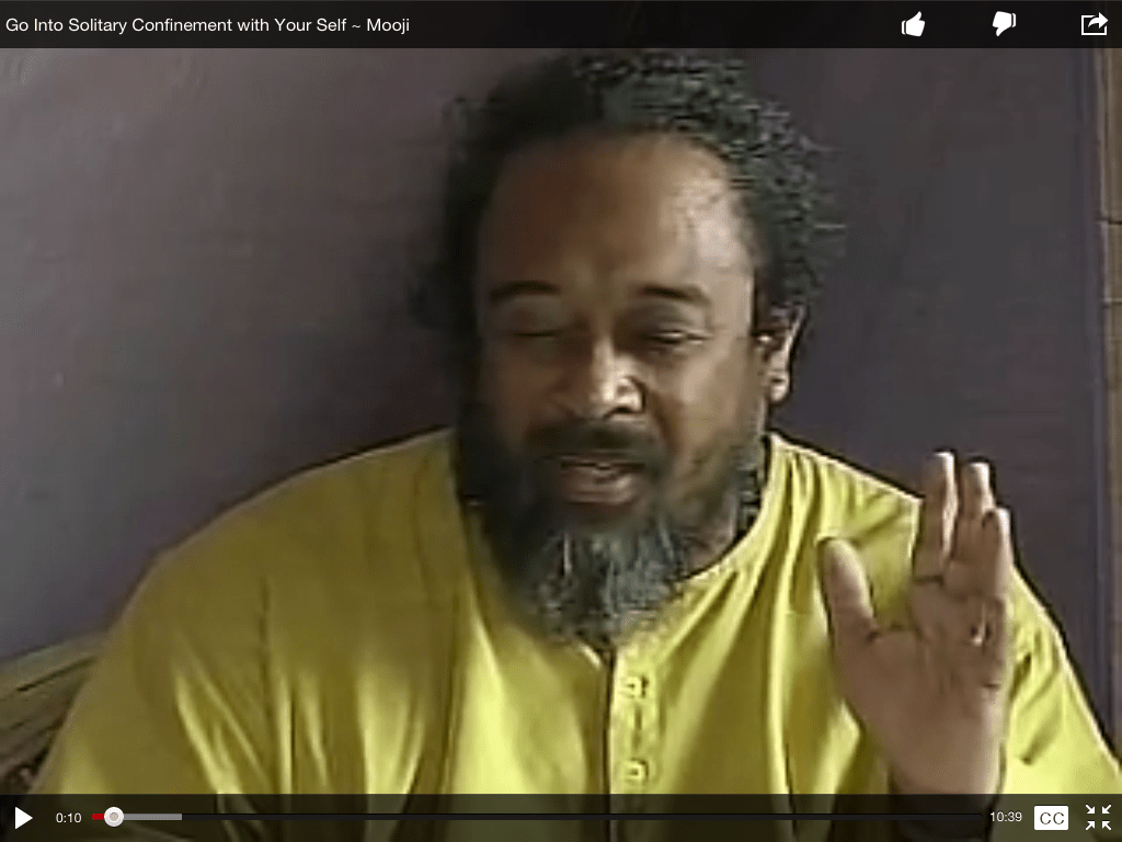 Mooji points to the Holy Instant 6 Mooji points to the Holy Instant