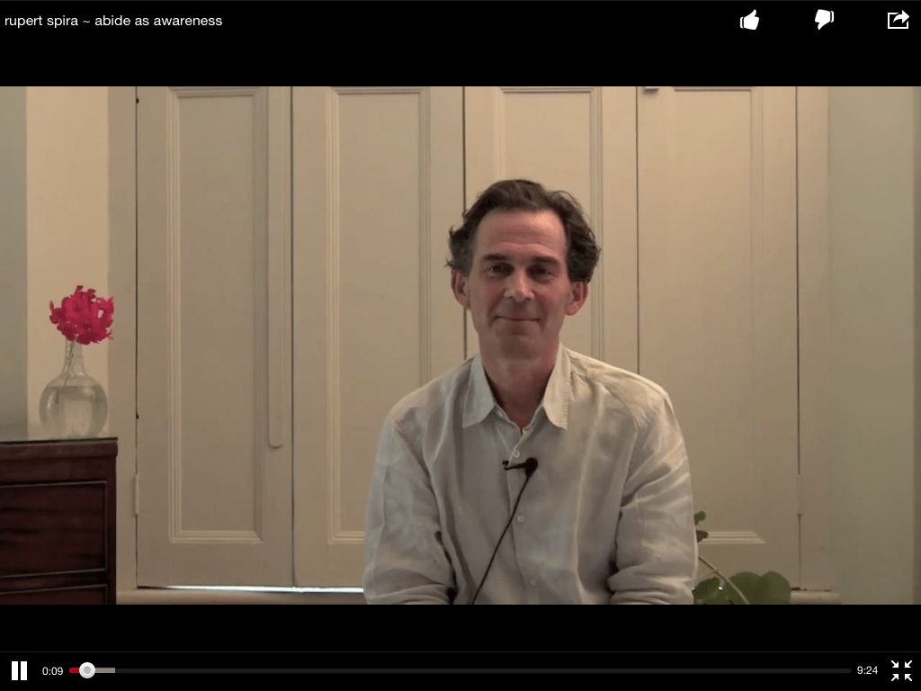 Awareness and Holy Instant : Spira 7 Rupert Spira Abide as Awareness