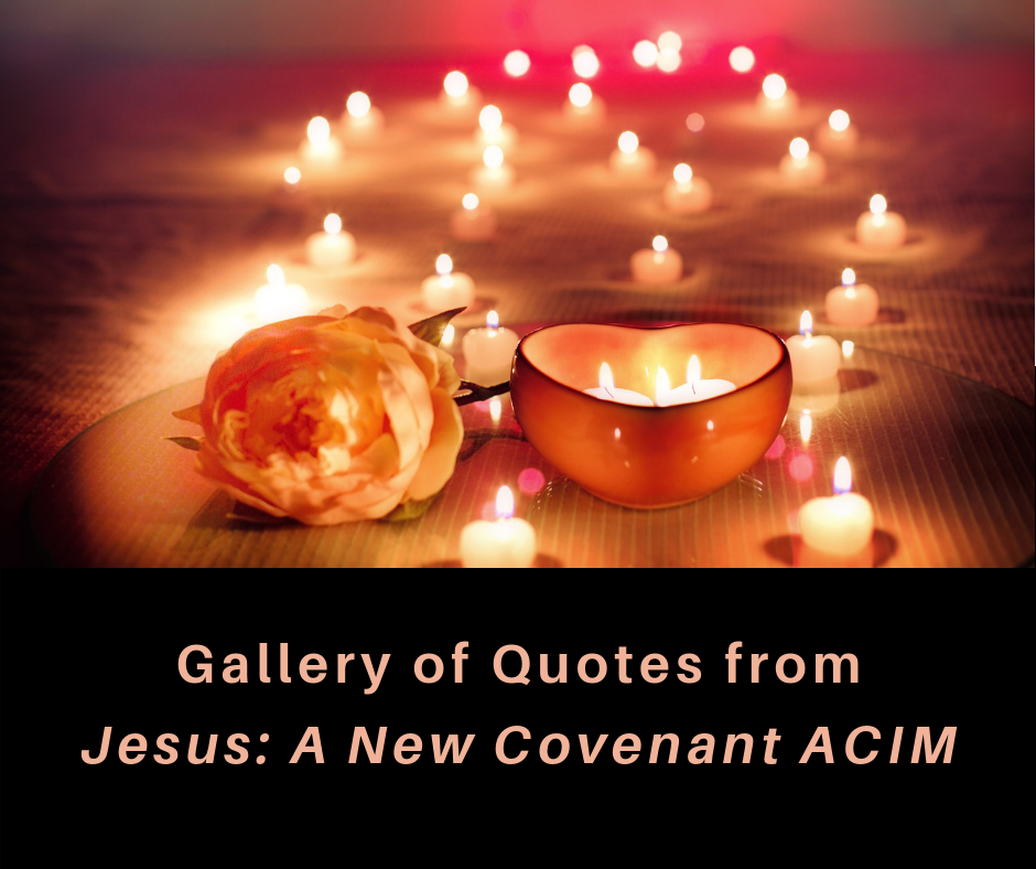 Jesus: A New Covenant ACIM Quotes Carousel