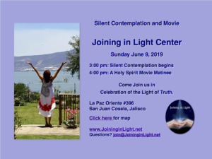 Joining in Light Center Contemplation and Holy Spiritual Movie
